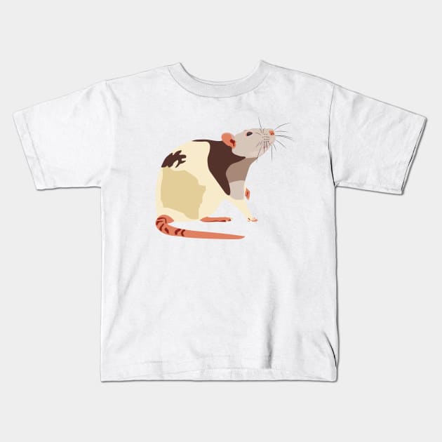 Fancy Rat Kids T-Shirt by DKrumpp